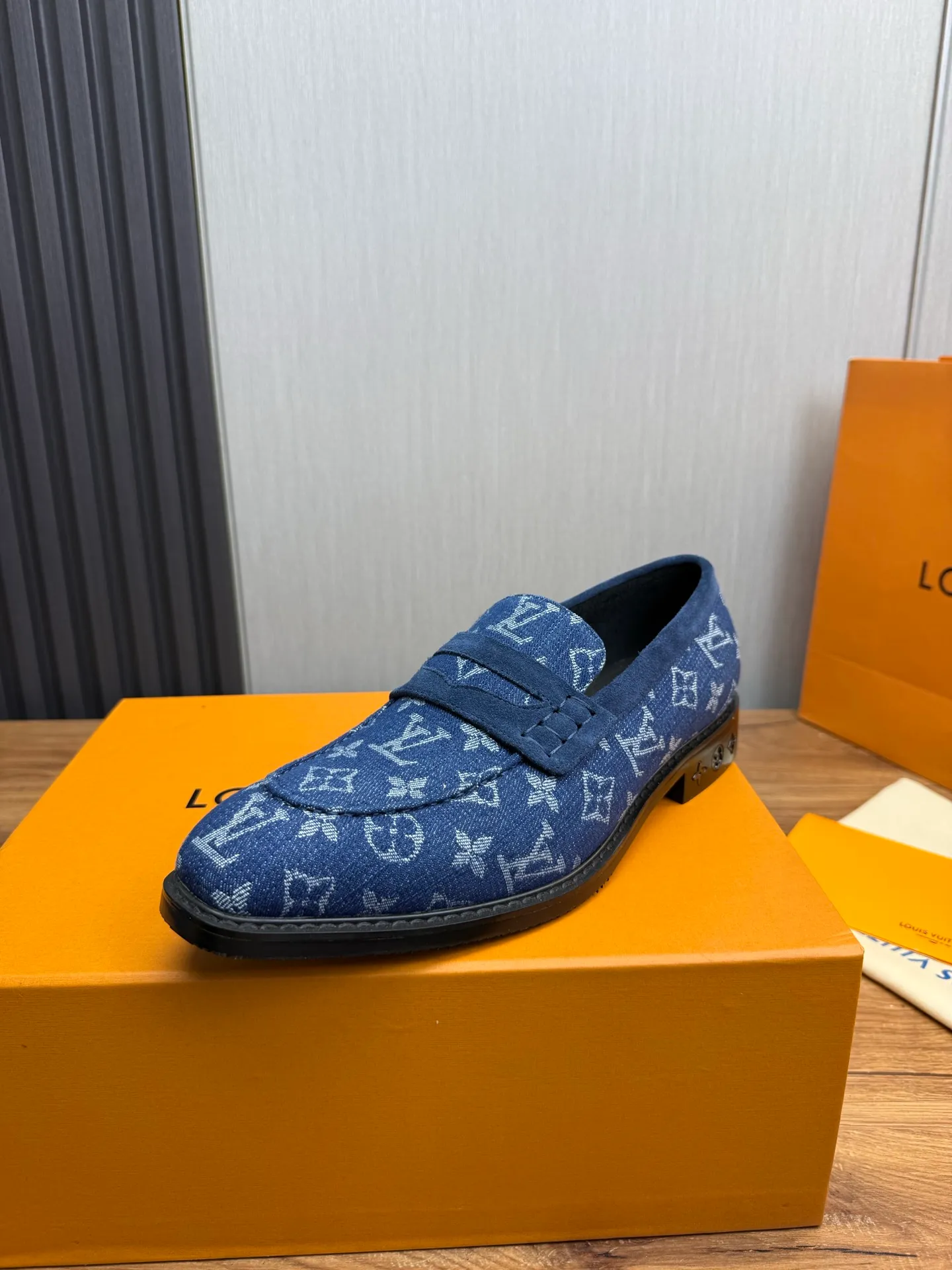 Factory 720💰 LV. Men's business casual leather shoes, all made of imported original brand leather, just to create a more comfortable wearing experience, original non-slip and wear-resistant outsole ✔️16-45 (38.45 non-refundable)
